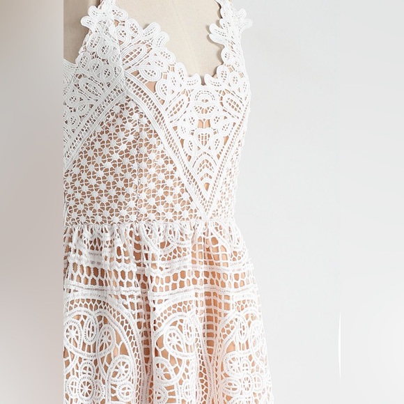 Chichwish Moonlit Night Cross Back Crochet Cami Dress - S - Picture 3 of 8